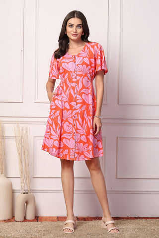 Blossom Breeze Maternity Zipless Feeding Dress