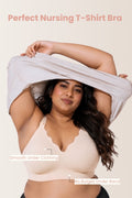 Sculpt & Lift Scallop Nursing Bra - Champagne