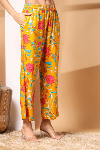 Yellow Maternity Zipless Feeding Co-ord Set - House Of Zelena™