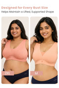 Natural Shape Modal Bra - Coral