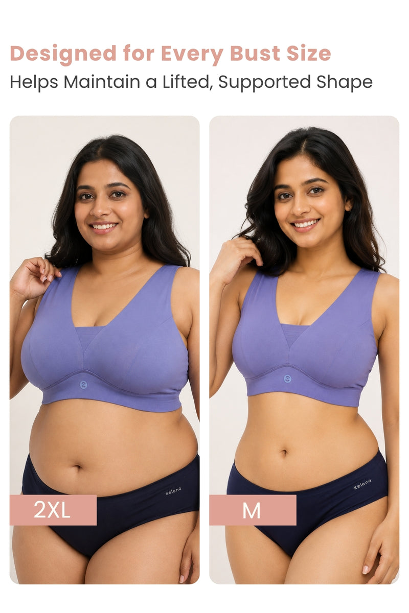 Natural Shape Modal Bra - Royal Blue