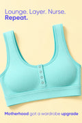 Cool Girl Nursing Bra - Aqua