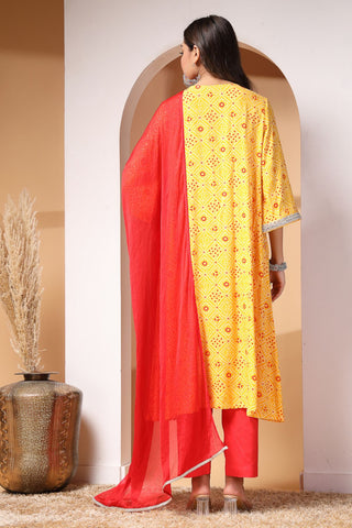 Sunshine Serenade Maternity and Feeding Friendly Kurta Set