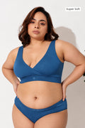 247 (Upgraded) Modal Padded Maternity Feeding Bra - Air Force