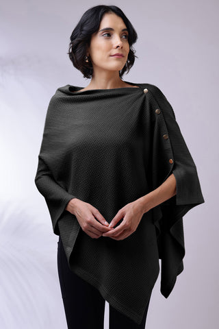 Maternity Friendly Amara Nursing Cover - Black