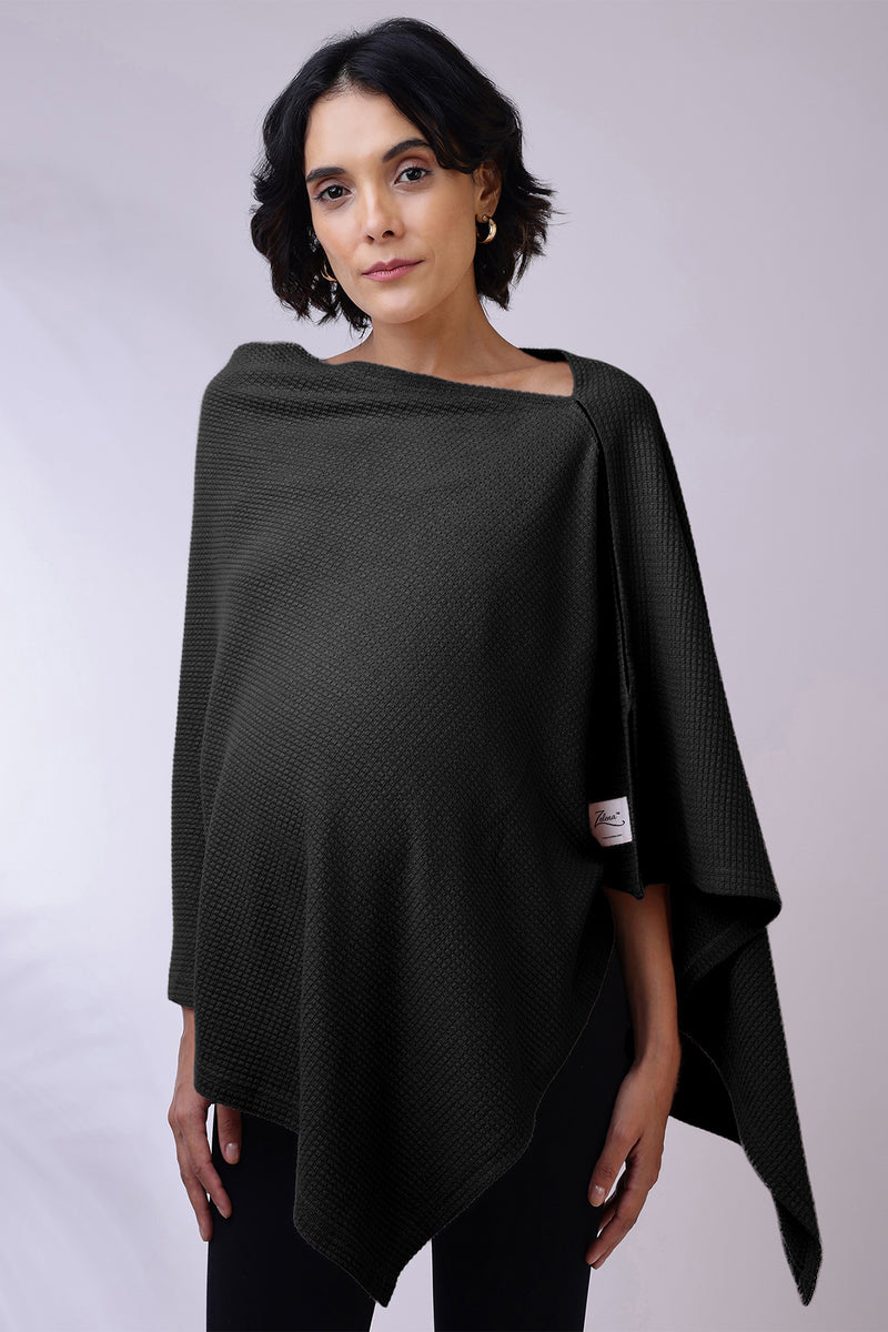 Elena Nursing Cover - Black
