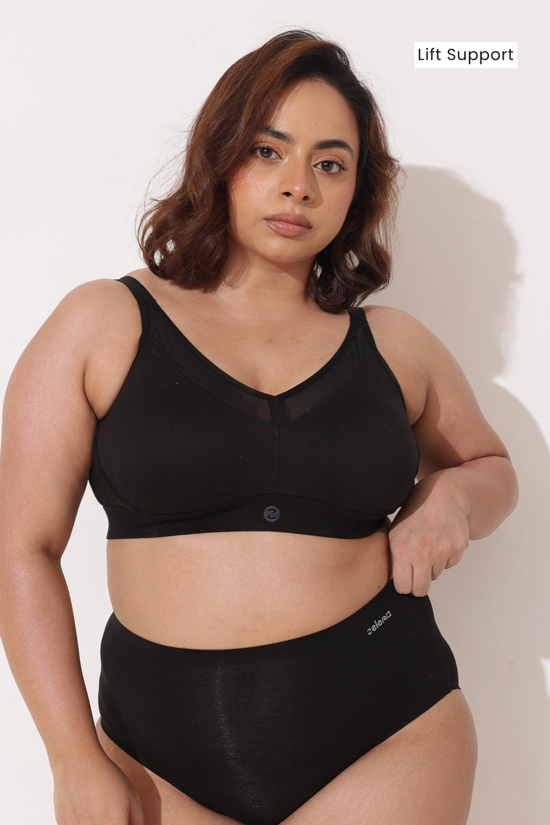 Sculpt & Lift Moulded Bra - Black