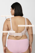 Sculpt & Lift Scallop Nursing Bra - Blush