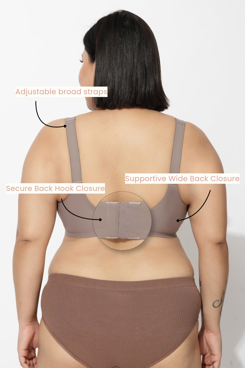 Sculpt & Lift Scallop Nursing Bra - Chrome
