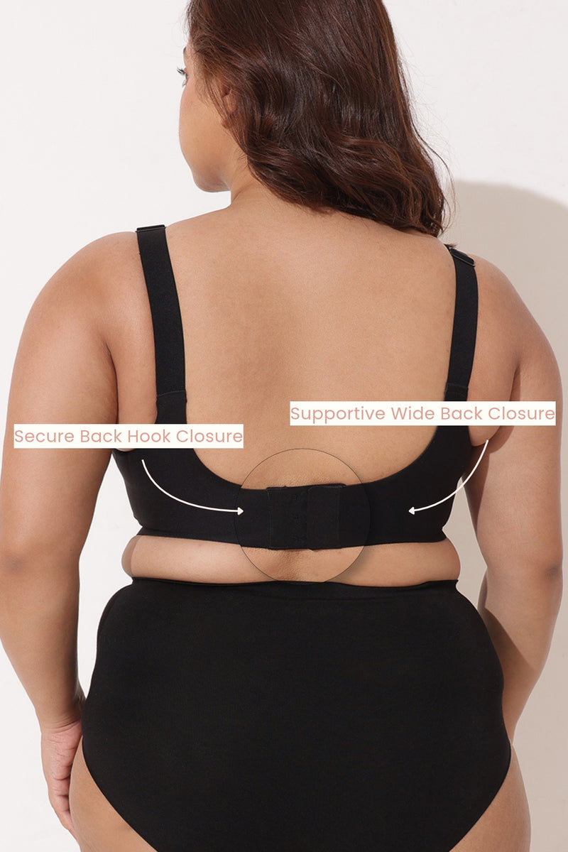 Sculpt & Lift Powermesh Nursing Bra - Onyx