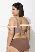 Sculpt & Lift Powermesh Nursing Bra - Chrome