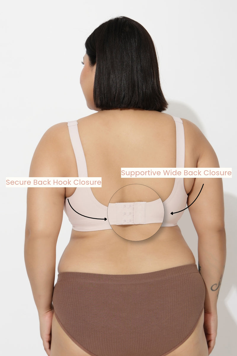 Sculpt & Lift Powermesh Nursing Bra - Blush
