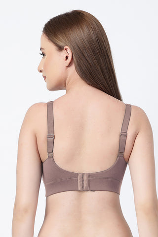 Fixed Padded Modal Maternity Feeding Bra with Support - Coco