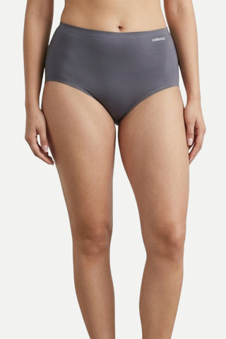 The Invisible Panty (Cotton | High Rise | Dark Grey)