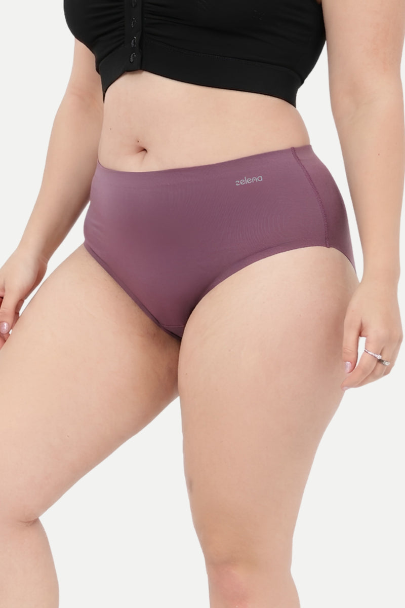 The Invisible Panty (Cotton | High Rise | Mauve)