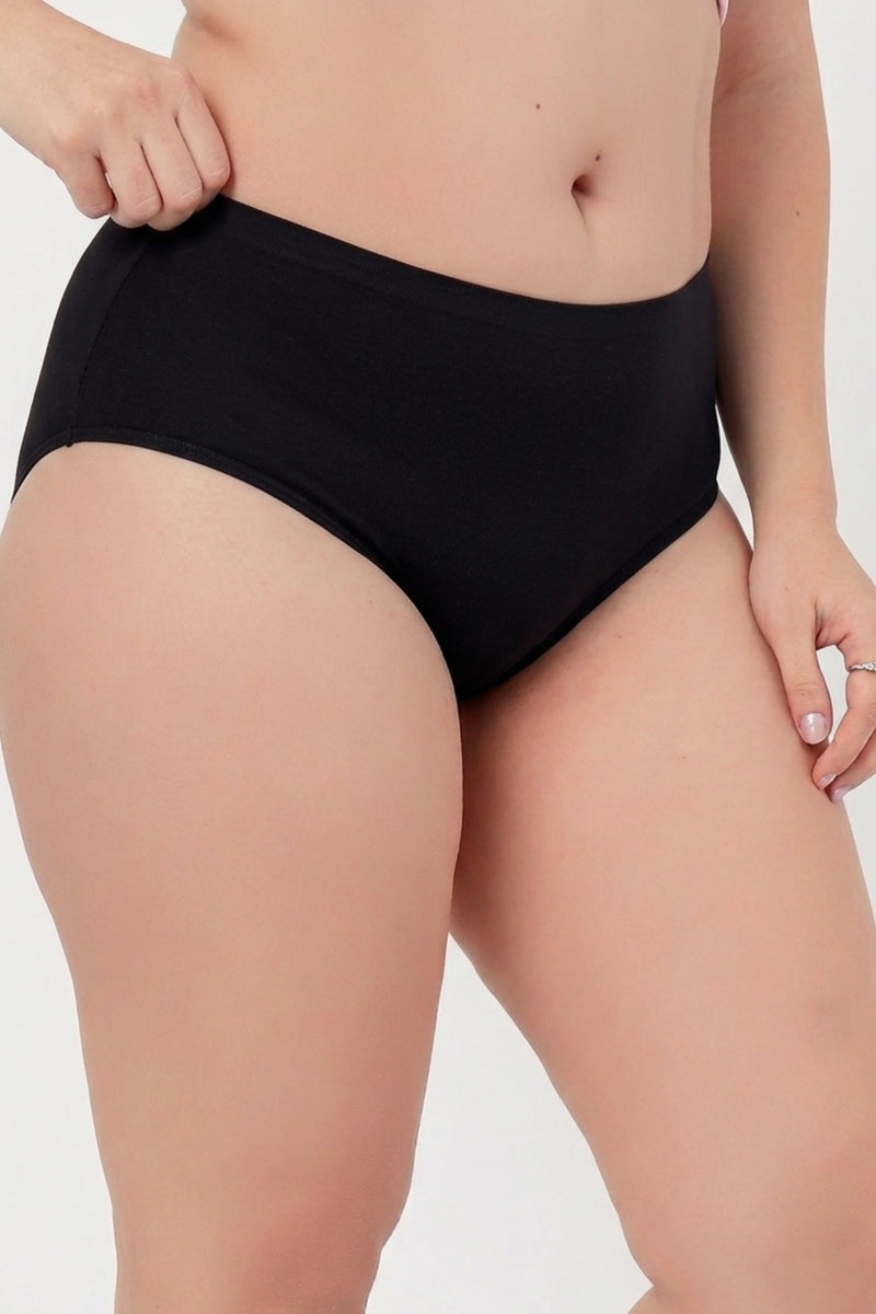 The Invisible Panty (Cotton | Mid Rise | Black)
