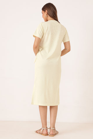 Mario Rib Zipless Feeding Dress - Ivory