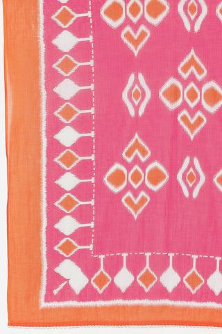 Rani Pink 100% Cotton Concealed Zip Feeding Maternity Kurta Set with Dupatta