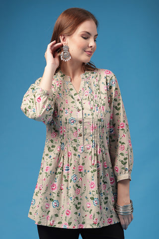 Light Pink Cotton fabric; breathable material provides comfort in hot weather.