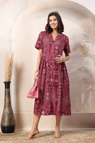 https://houseofzelena.com/collections/maternity-dresses/products/mulberry-magic-glow-zipless-feeding-maternity-dress