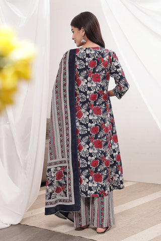 Close-up of the Discreet Zips detail on the Navy Blue 100% set, highlighting discrete feeding access.