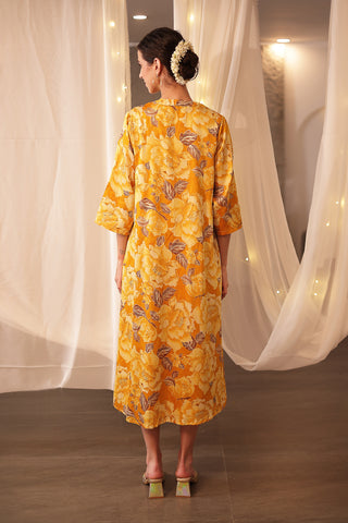 Close Up of Soft Fabric Detail on Laila – The Jewel-Tone Feeding Jacket Dress Set