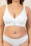 247 Extra Support Cotton Feeding Bra with Adjuster - White