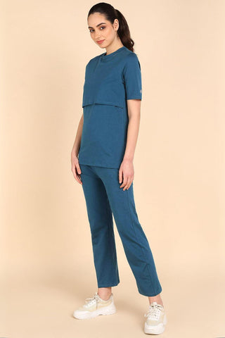 247 Airforce Zipless Maternity Top & Trouser Set
