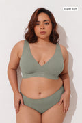 247 (Upgraded) Matcha Modal Padded Maternity Feeding Bra