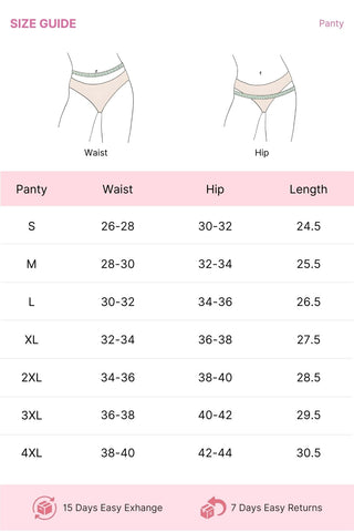 Blush Pink Panty; product is an essential item for maternity and nursing wardrobes.