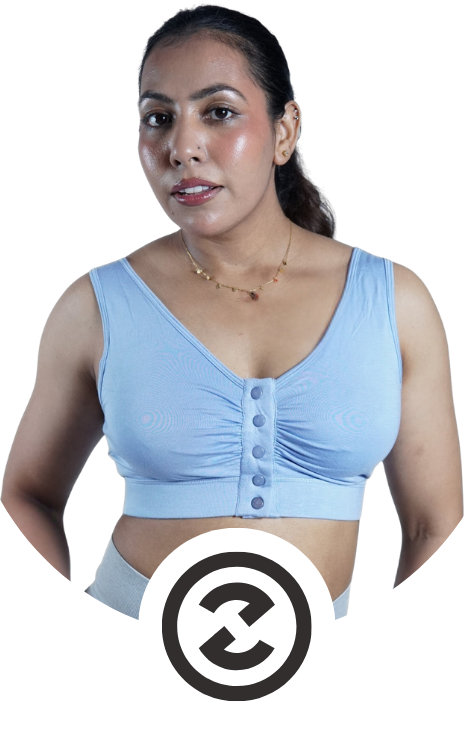 RUCHED Front open Bra