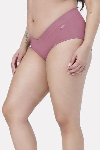Modal C-Section Panty - Merlot