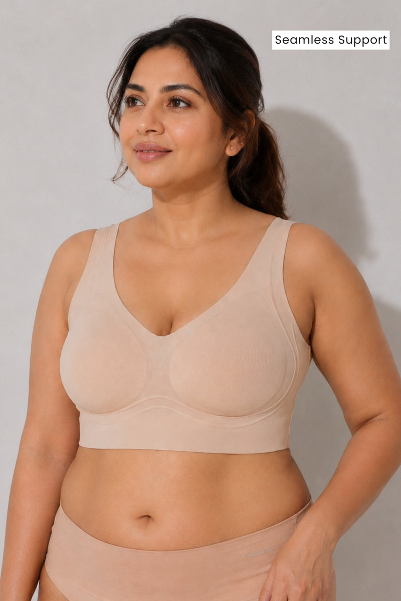 Sculpt & Lift Wave Edition Bra - Champagne