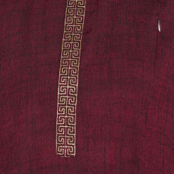 Maroon Two Tone Embellished Feeding Kurti