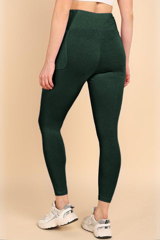 247 Zactive™ Bottle Green High Waist Leggings (Pregnancy & Postpartum)