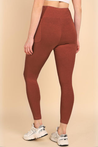 247 Zactive™ Rust Zipless Maternity Top & Legging Set
