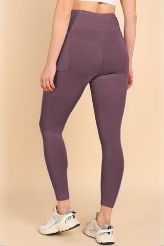 247 Zactive™ Deep Woodrose High Waist Leggings (Pregnancy & Postpartum)