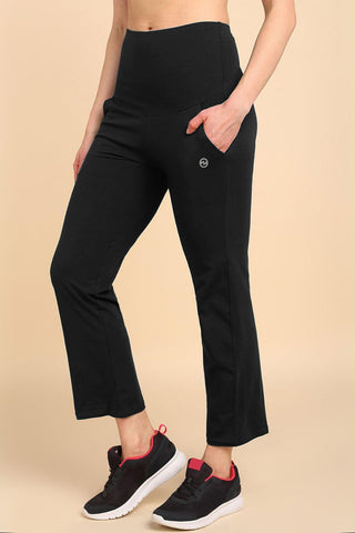 247 Zactive™ Black High Waist Trousers (Pregnancy & Postpartum)