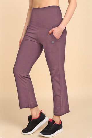 247 Zactive™ Deep Woodrose High Waist Trousers (Pregnancy & Postpartum)