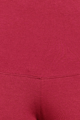 247 Zactive™ Deep Red High Waist Trousers (Pregnancy & Postpartum)
