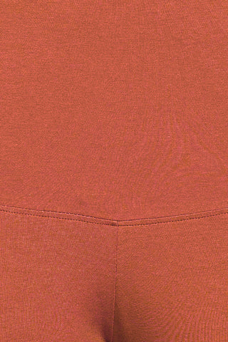 247 Zactive™ Rust High Waist Trousers (Pregnancy & Postpartum)