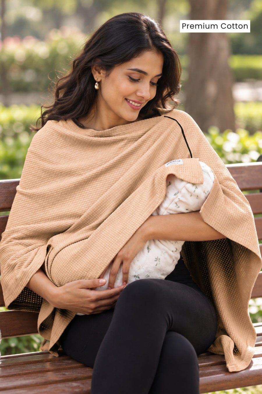 Elena Nursing Cover - Champagne