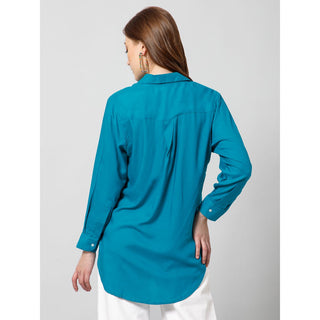 Turquoise Zipless Maternity Top