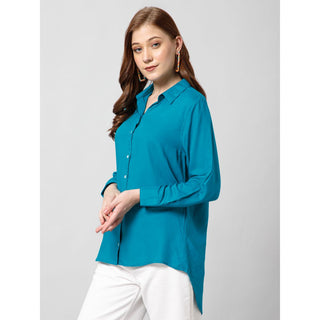 Turquoise Zipless Maternity Top