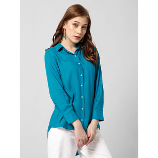 Turquoise Zipless Maternity Top