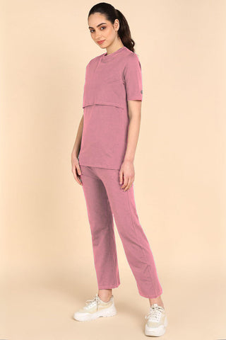 Deep Salmon Solid Top; salmon color is suitable for a range of outfits.