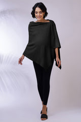 Maternity Friendly Elena Nursing Cover - Black
