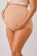 Pregnancy Panty – Over-the-Belly (Rib Textured) - Nude Almond