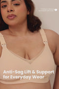 Sculpt & Lift Powermesh Nursing Bra - Onyx