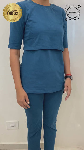 Maroon High Waisted Maternity Leggings